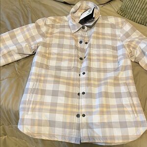 Plaid Button-Up Shirt Jacket buckhorn stio